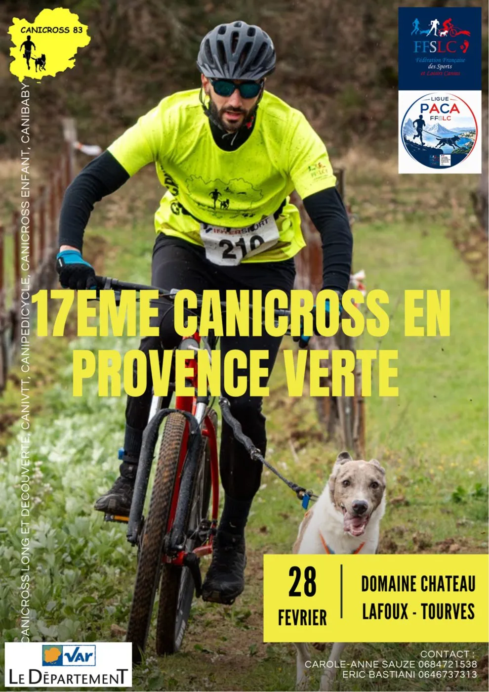 Affiche officielle : 17 ème canicross en provence verte