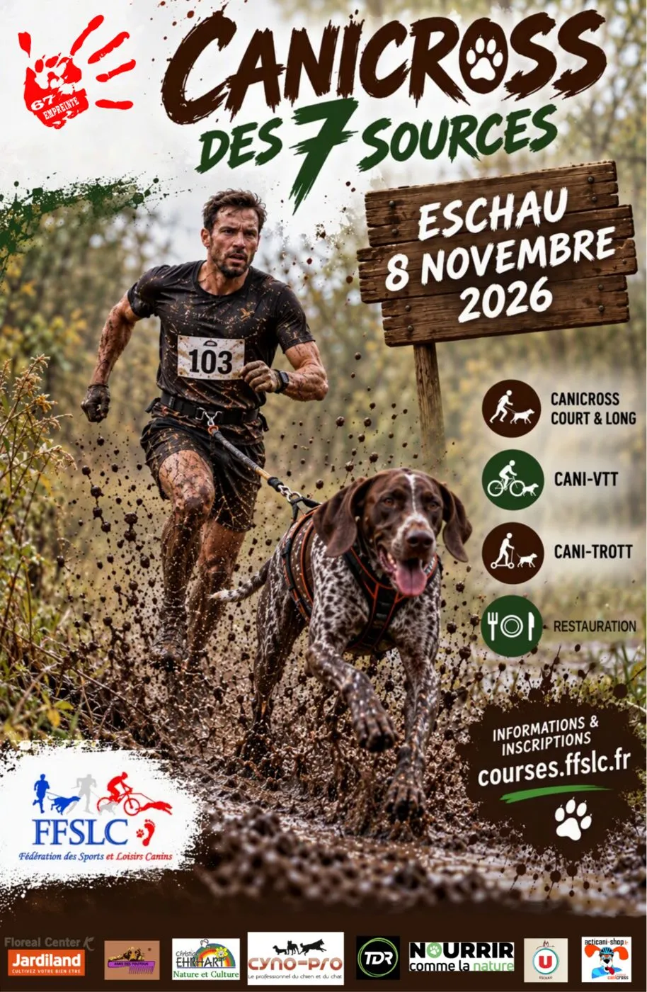 Affiche officielle : Canicross de Eschau