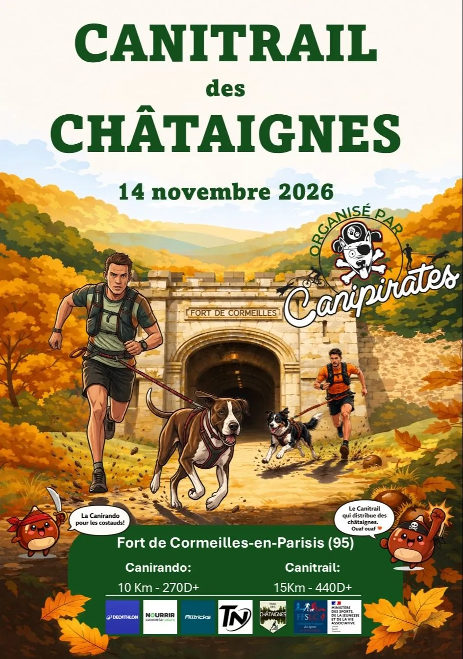 Affiche officielle : Canitrail des Châtaignes