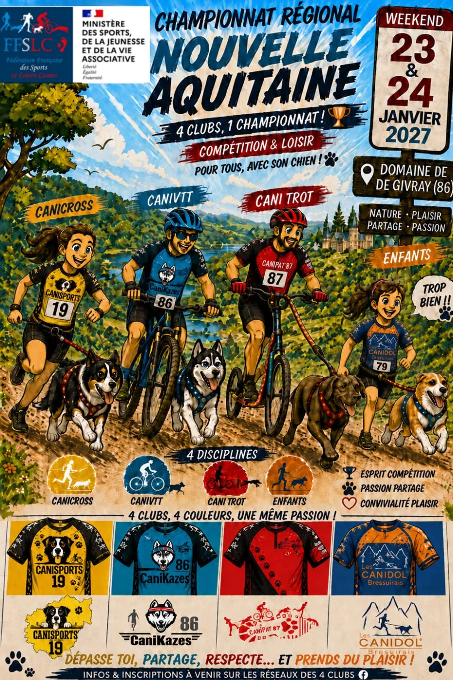 Affiche officielle : Championnat régional Nouvelle Aquitaine R4