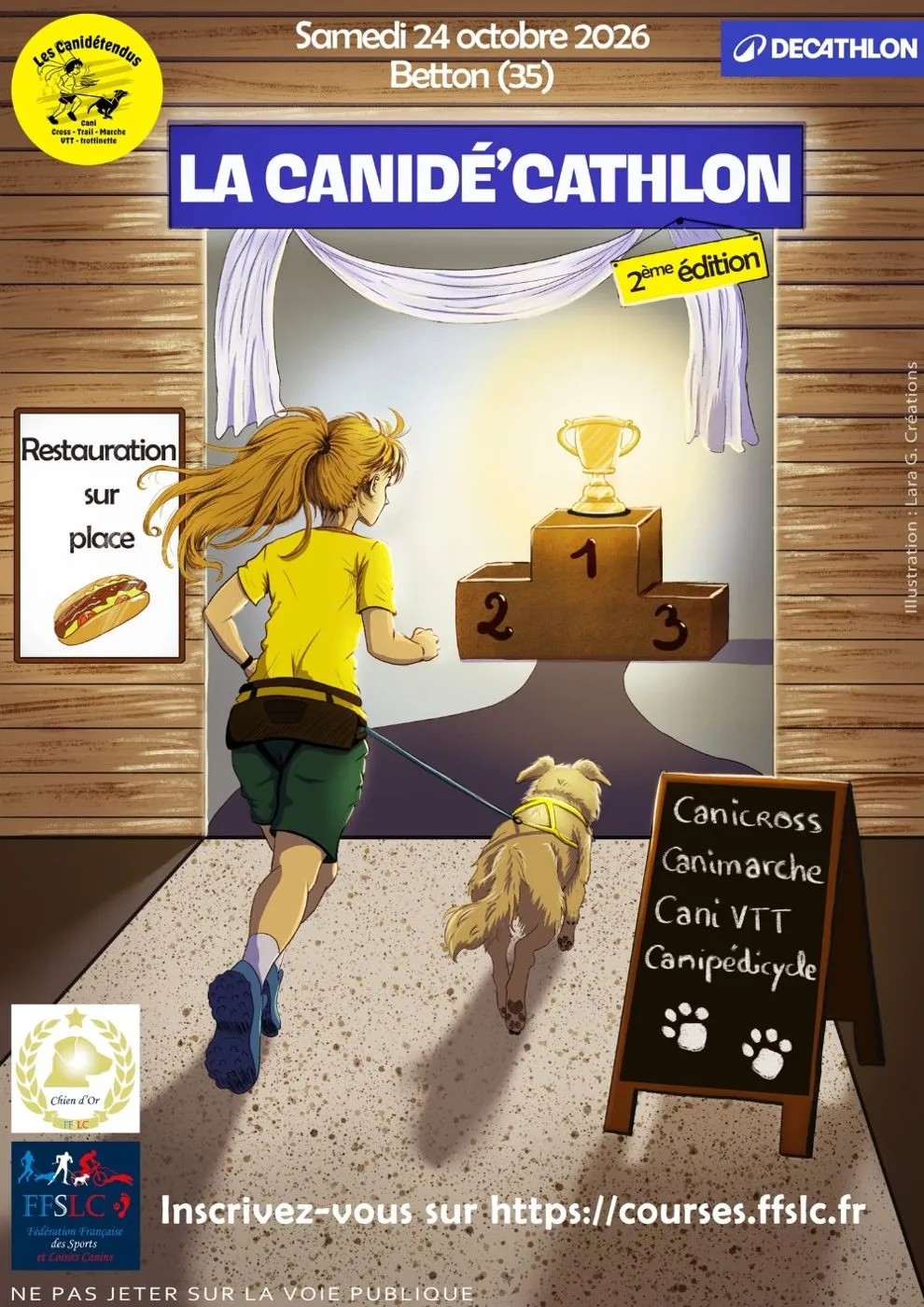 Affiche officielle : La Canidé'cathlon #2