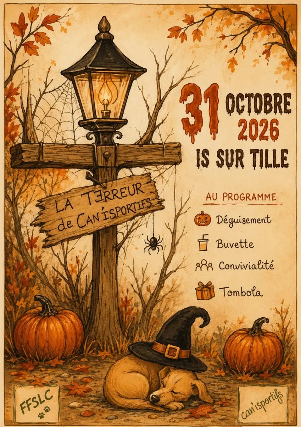 Affiche officielle : La T3Rreur des Can'Isportifs