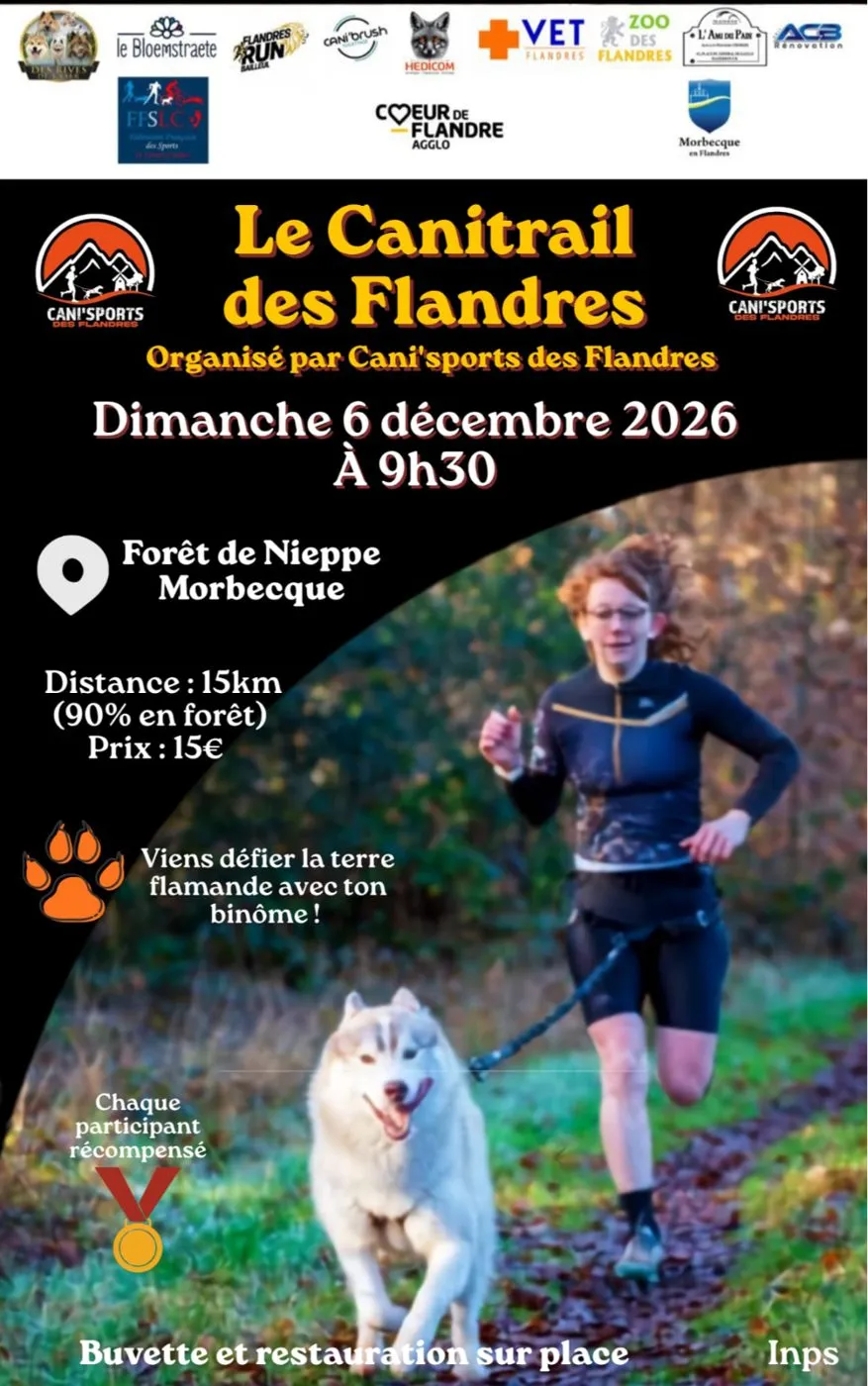 Affiche officielle : LE CANITRAIL DES FLANDRES