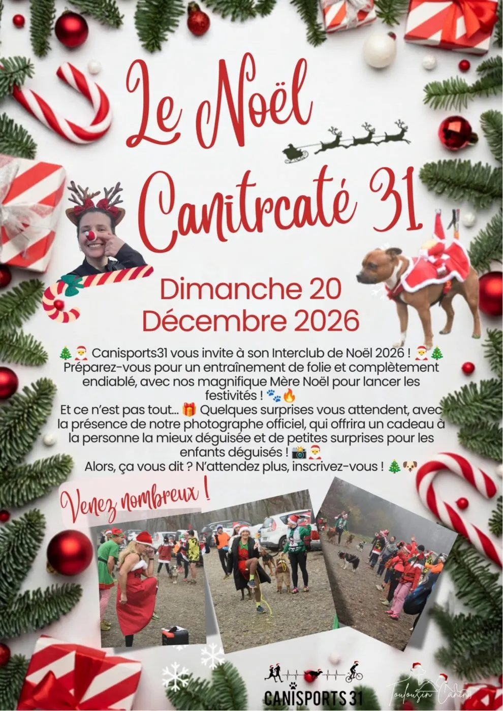 Affiche officielle : Le Noël Canitracté 31
