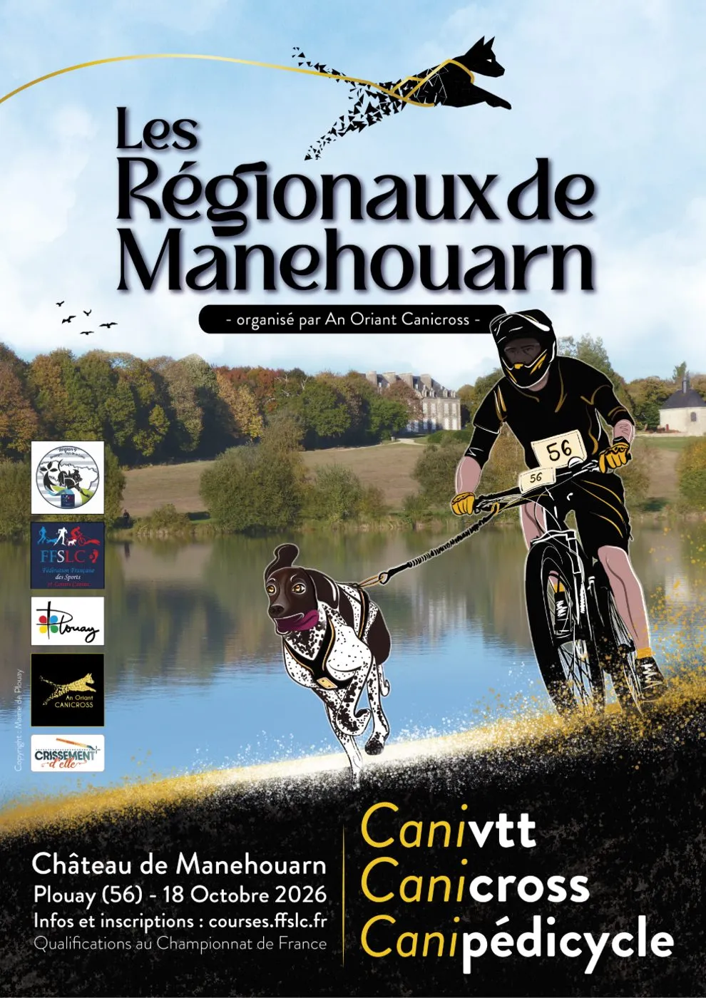 Affiche officielle : Les Régionaux de Manehouarn par An Oriant Canicross (R9)