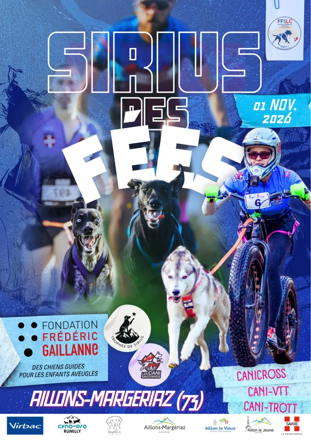 Affiche officielle : SIRIUS DES FEES🧚🏼‍♂️ Fondation Frederic Gaillanne 🦮