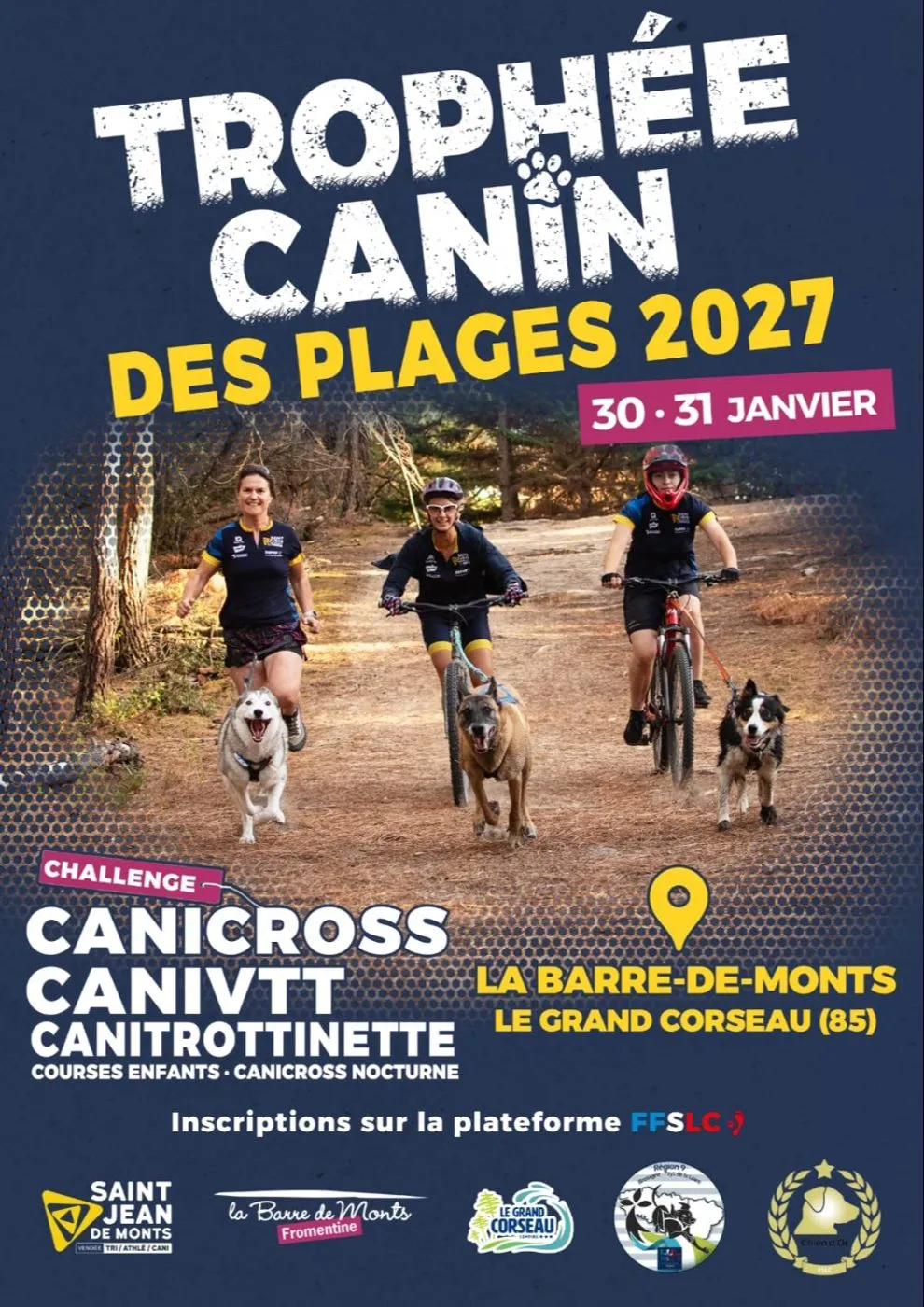 Affiche officielle : Trophée Canin des Plages 2027